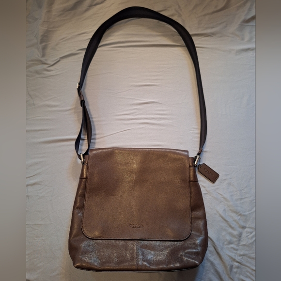 Brown Coach Messenger Bag F72362